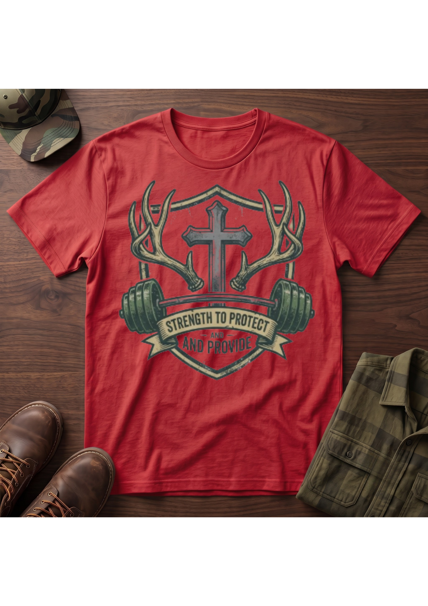 Strength Protect Provide T-Shirt