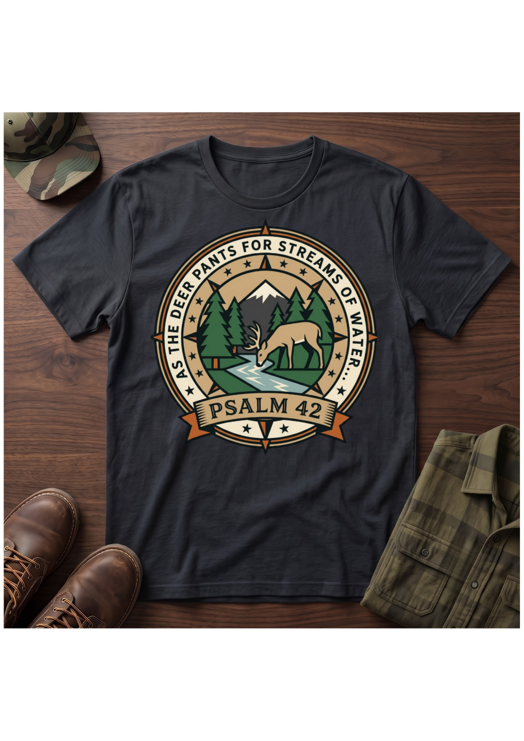Psalm 42 Badge T-Shirt
