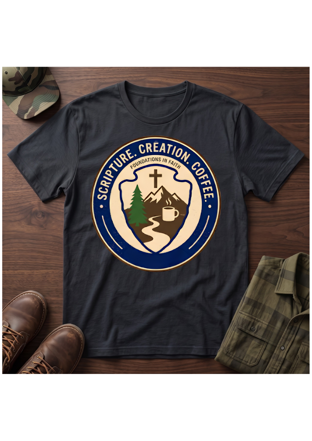 Scripture Creation Coffee T-Shirt