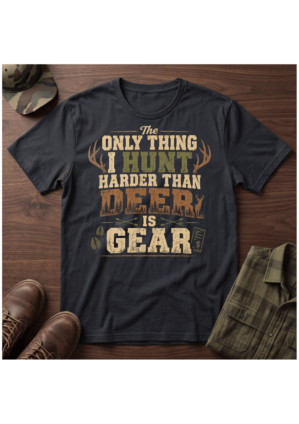 Deer and Gear  T-Shirt