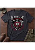 Discipline is Worship Shield T-Shirt