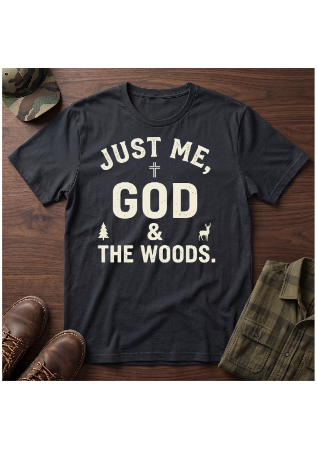 Me, God, Woods T-Shirt