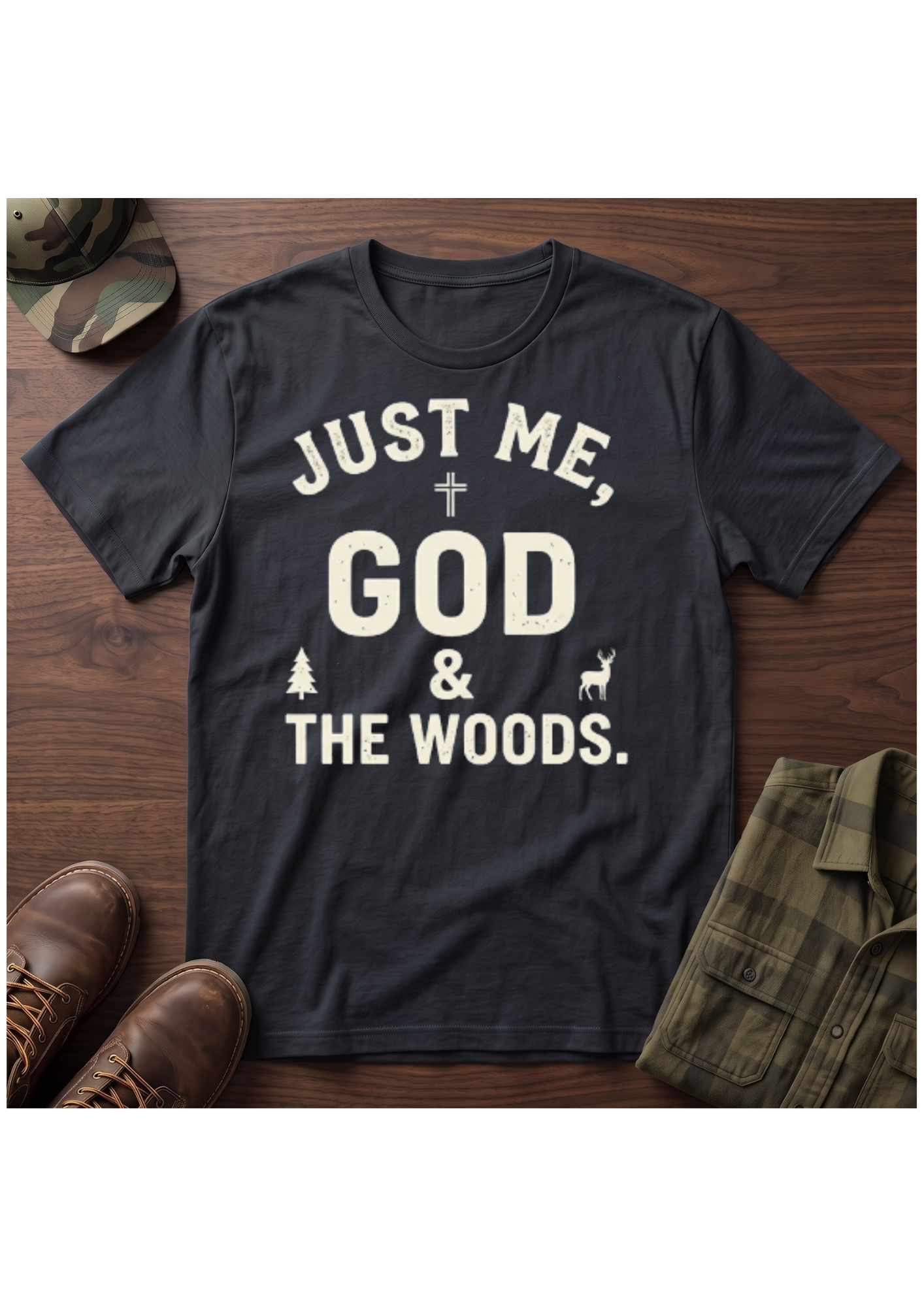 Me, God, Woods T-Shirt
