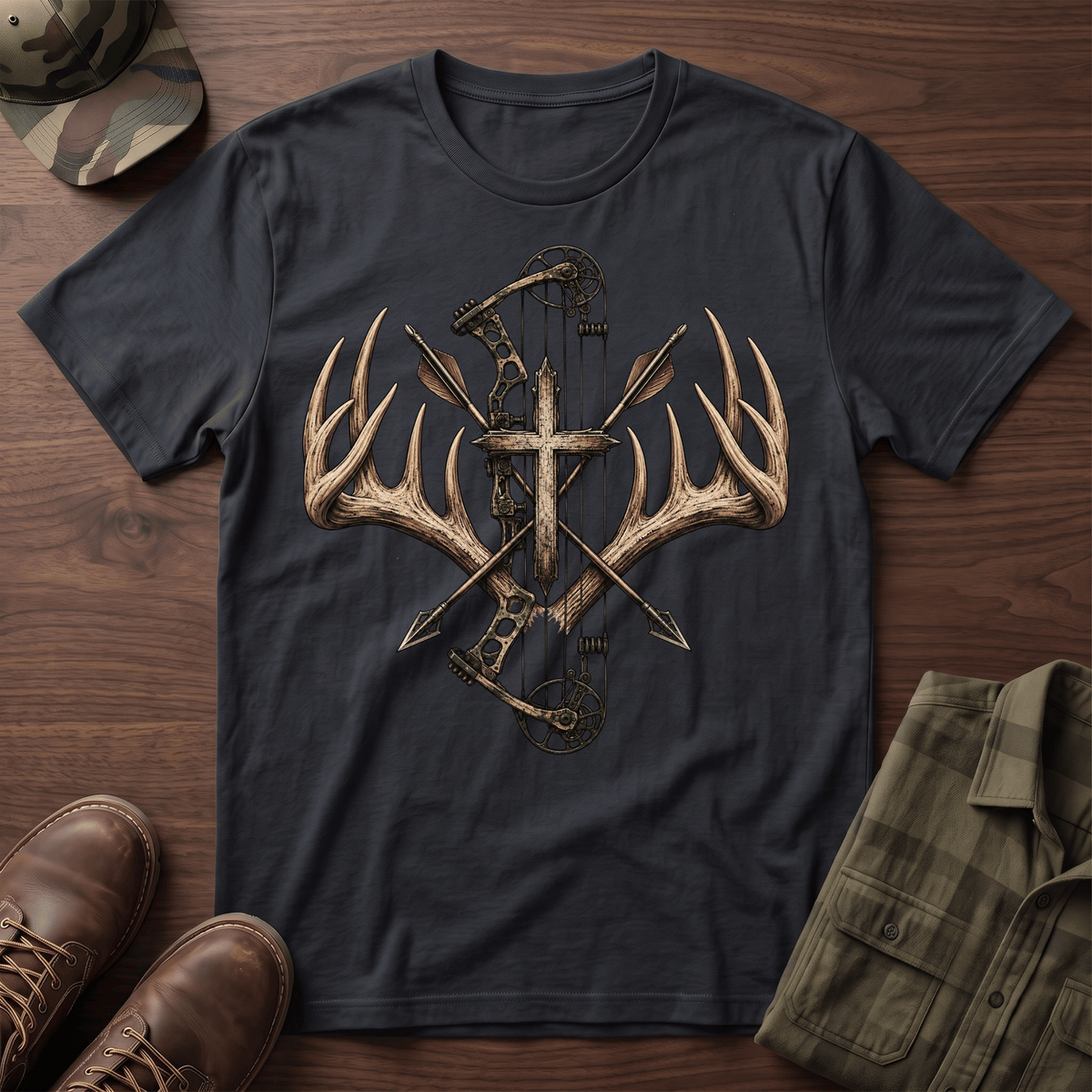 Bow Antler Cross T-Shirt