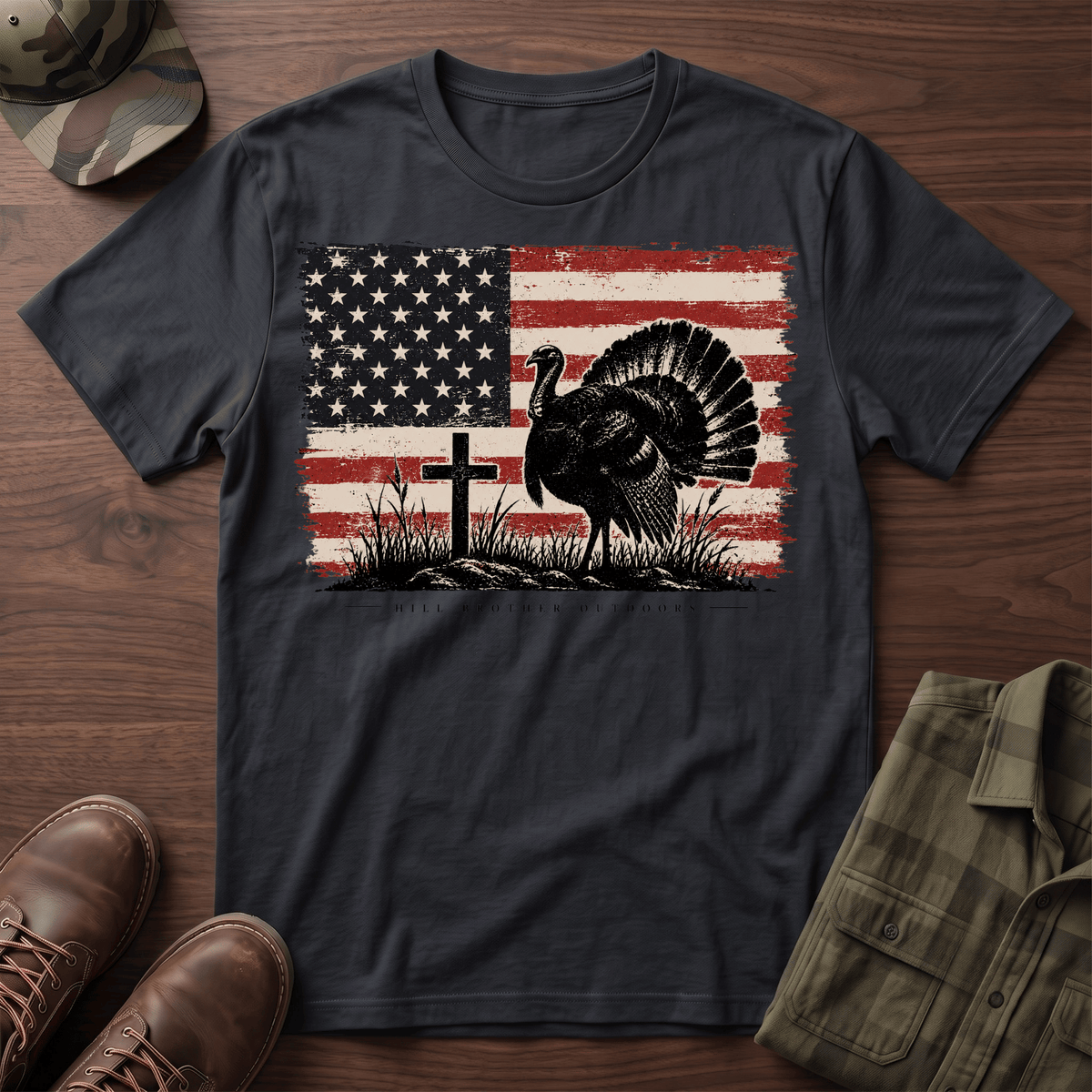 Christian Patriot Turkey T-Shirt