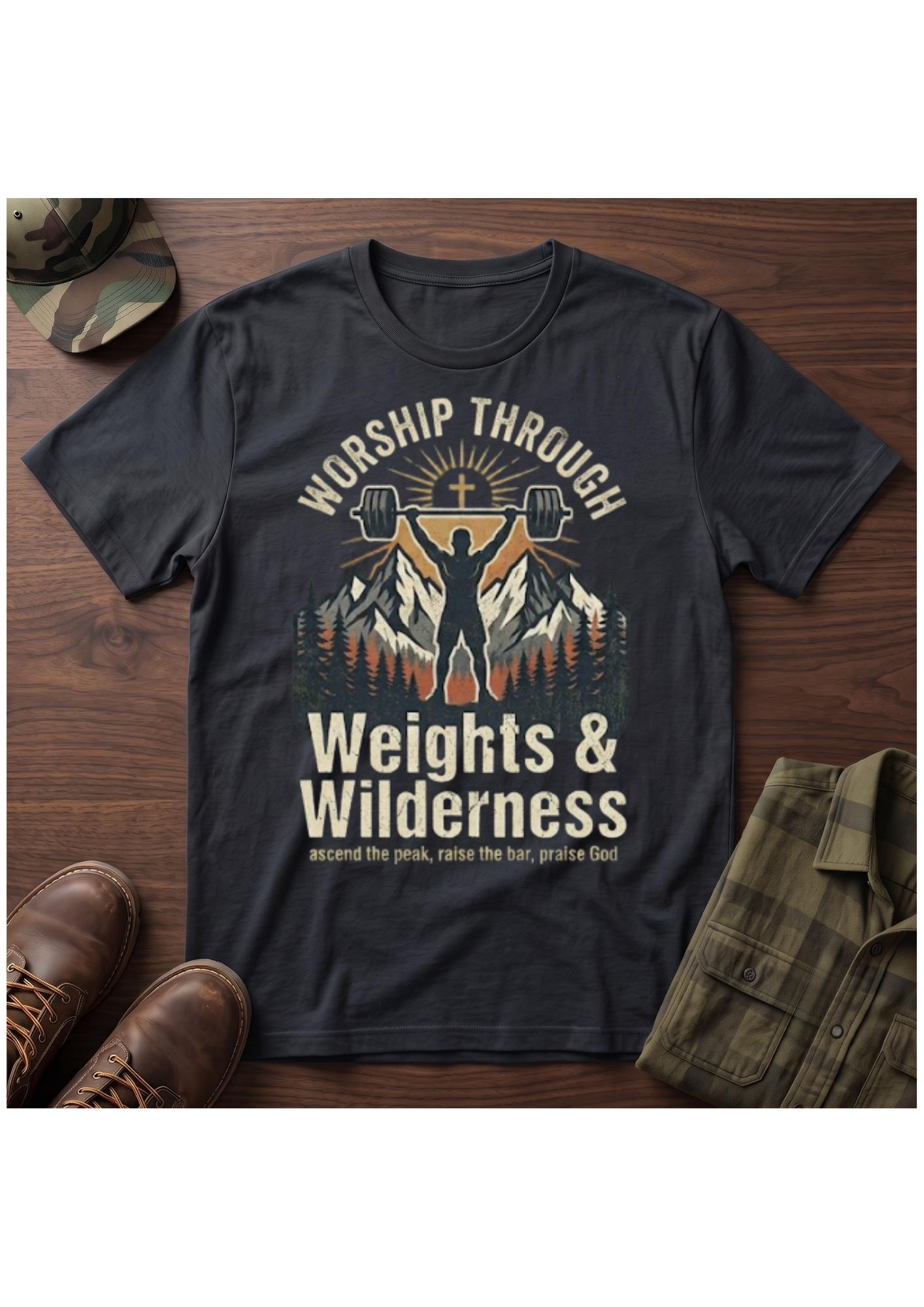 Worship Weights Wilderness T-Shirt