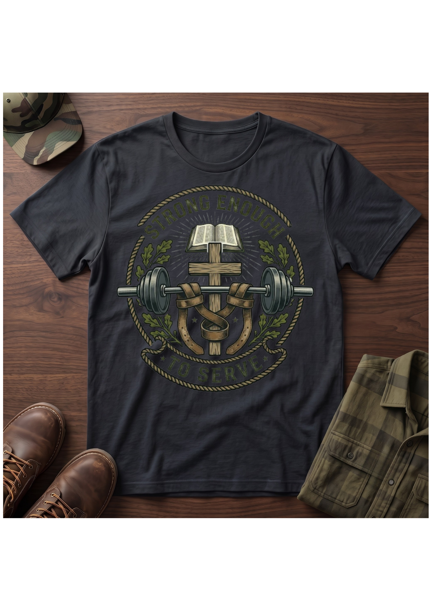 Strong Service Bible T-Shirt