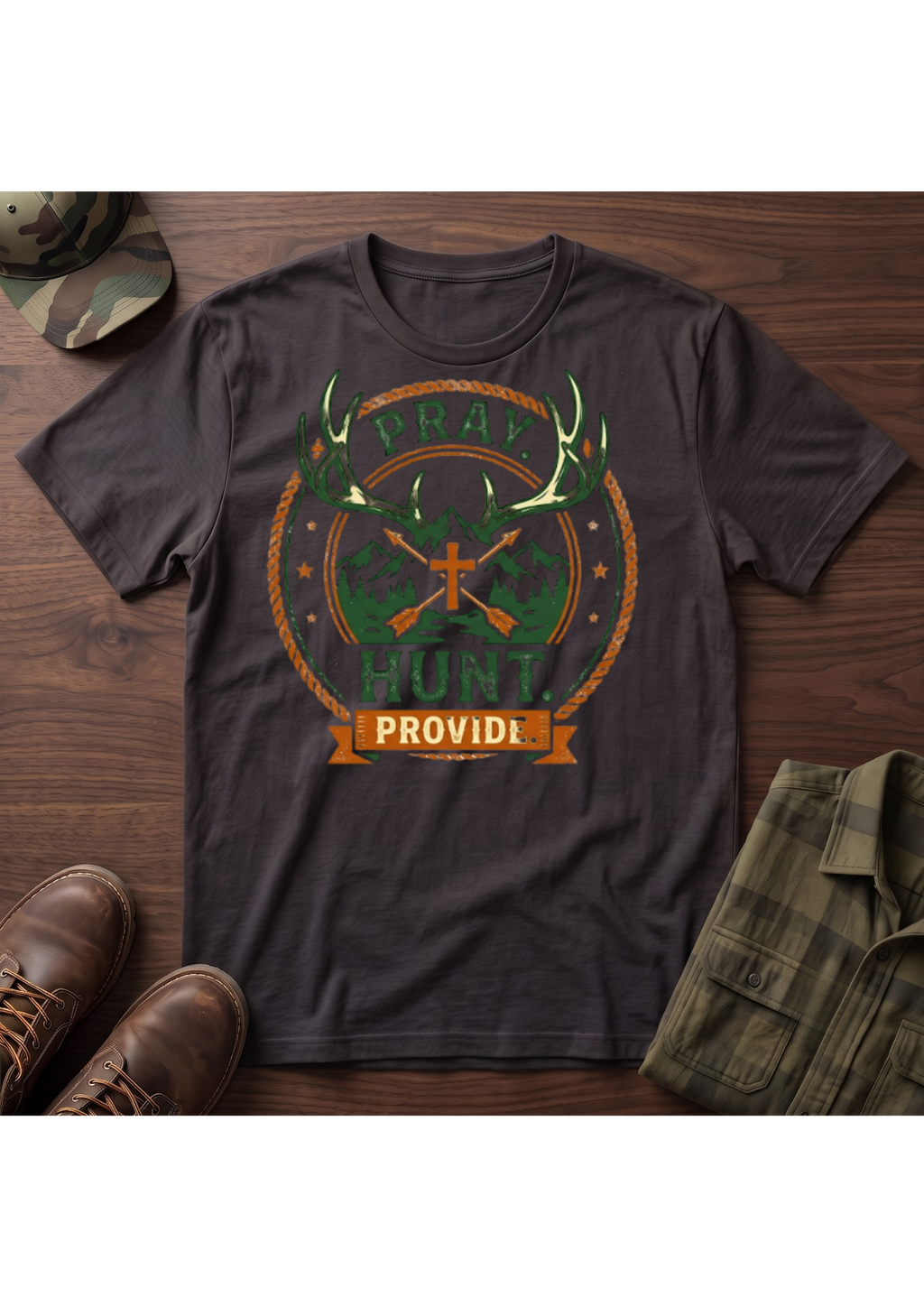 Pray, Hunt, Provide T-Shirt