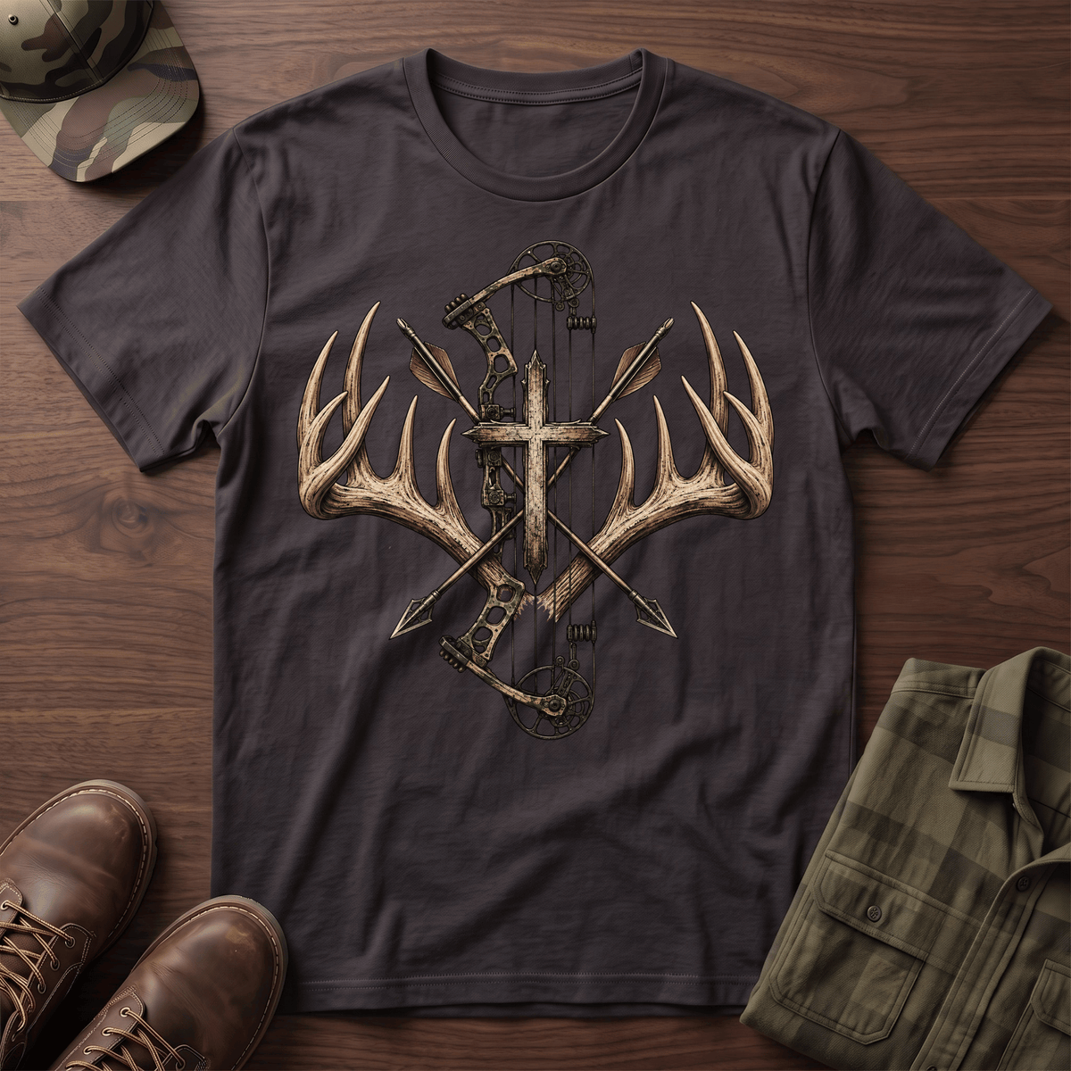 Bow Antler Cross T-Shirt