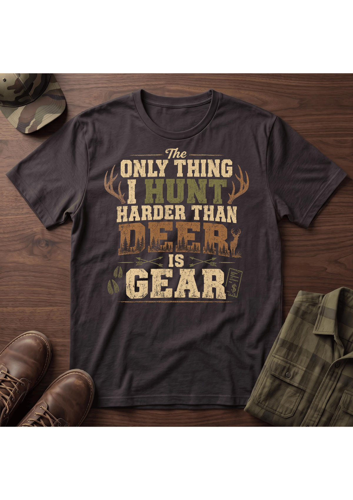 Deer and Gear  T-Shirt
