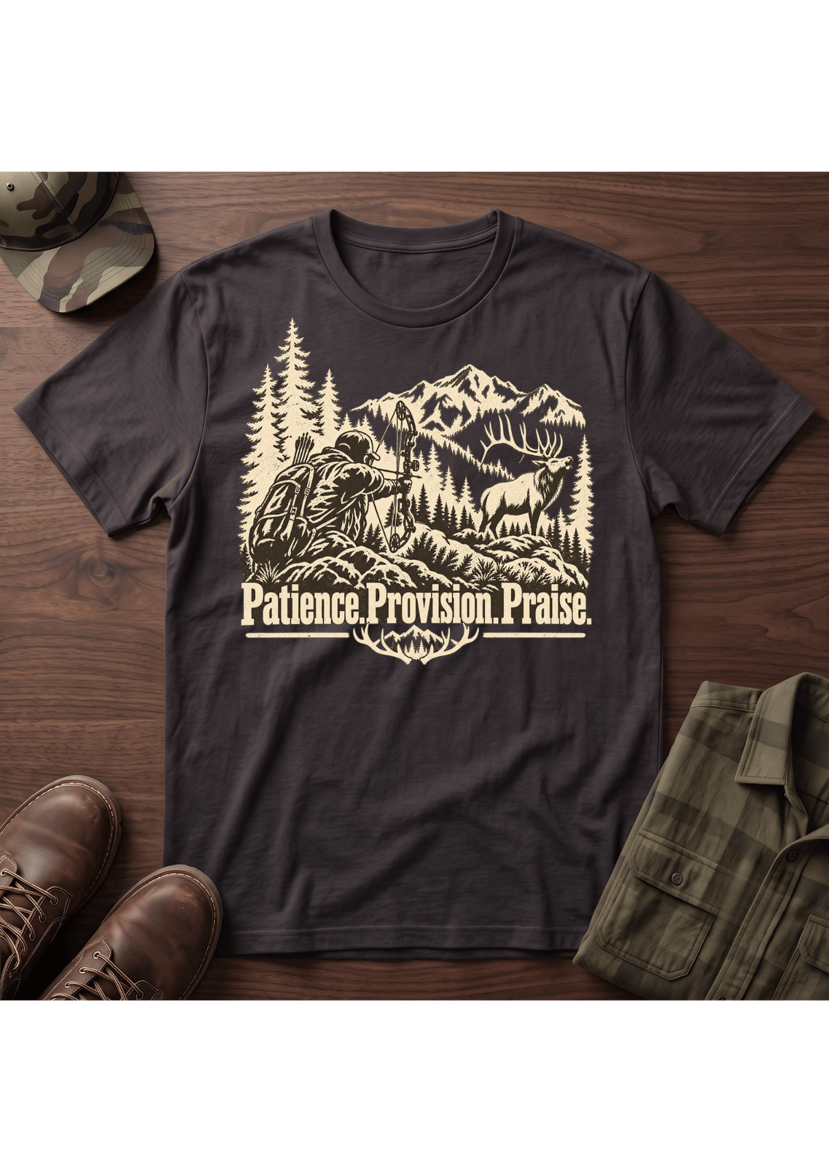 Elk Hunting P3 T-SHIRT