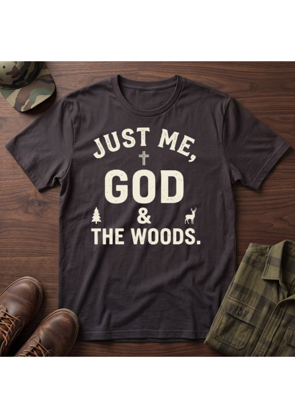 Me, God, Woods T-Shirt