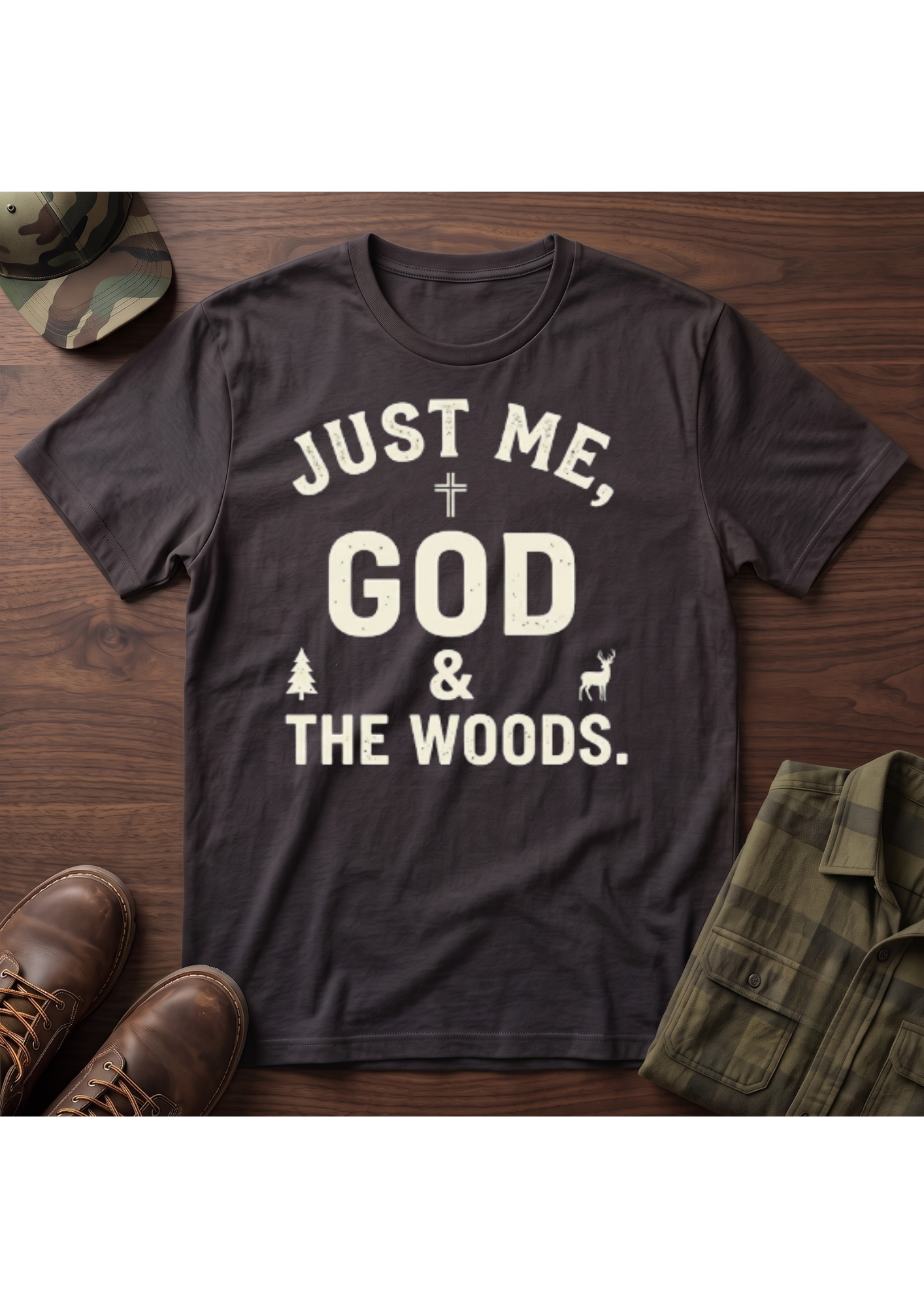 Me, God, Woods T-Shirt