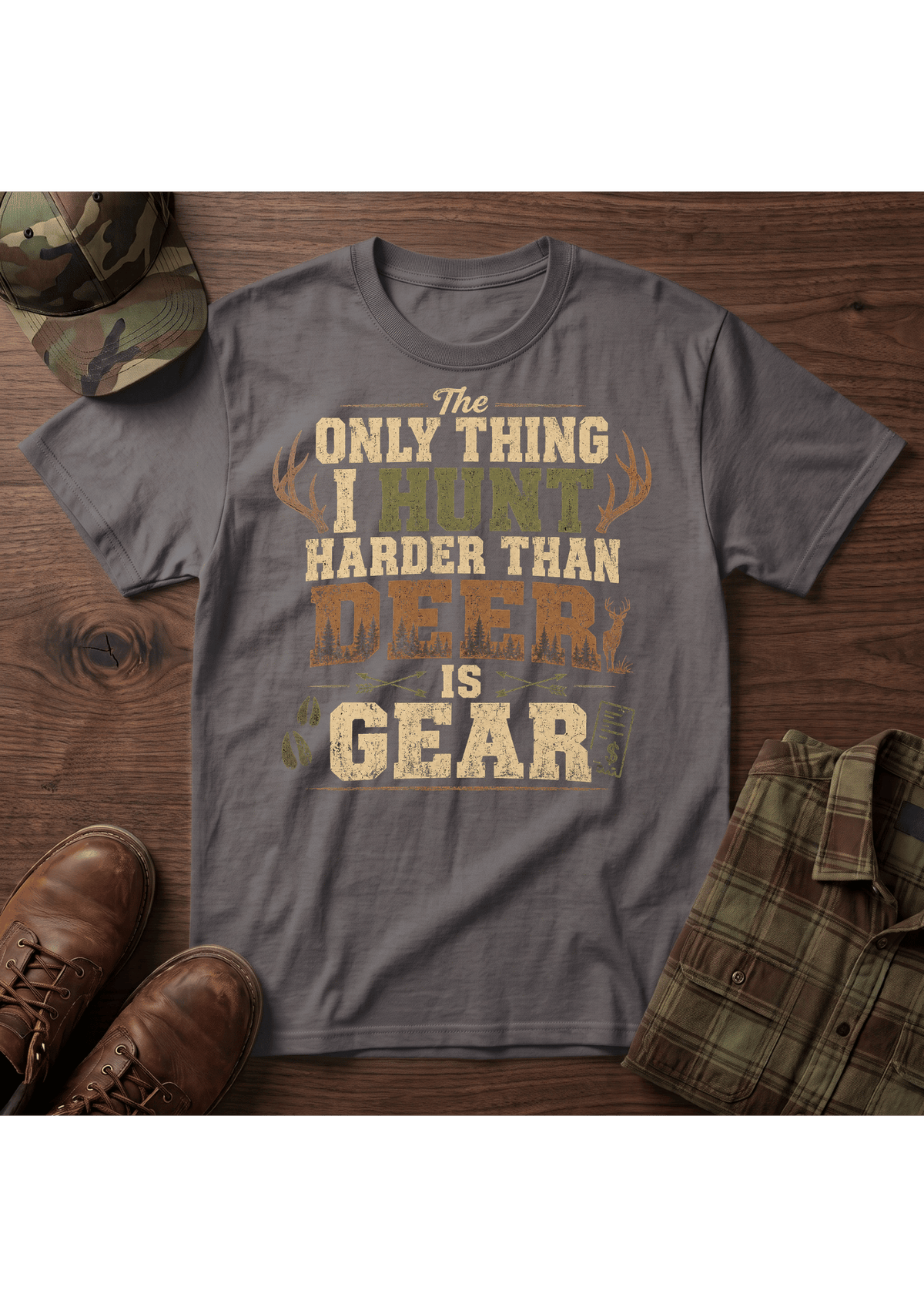 Deer and Gear  T-Shirt