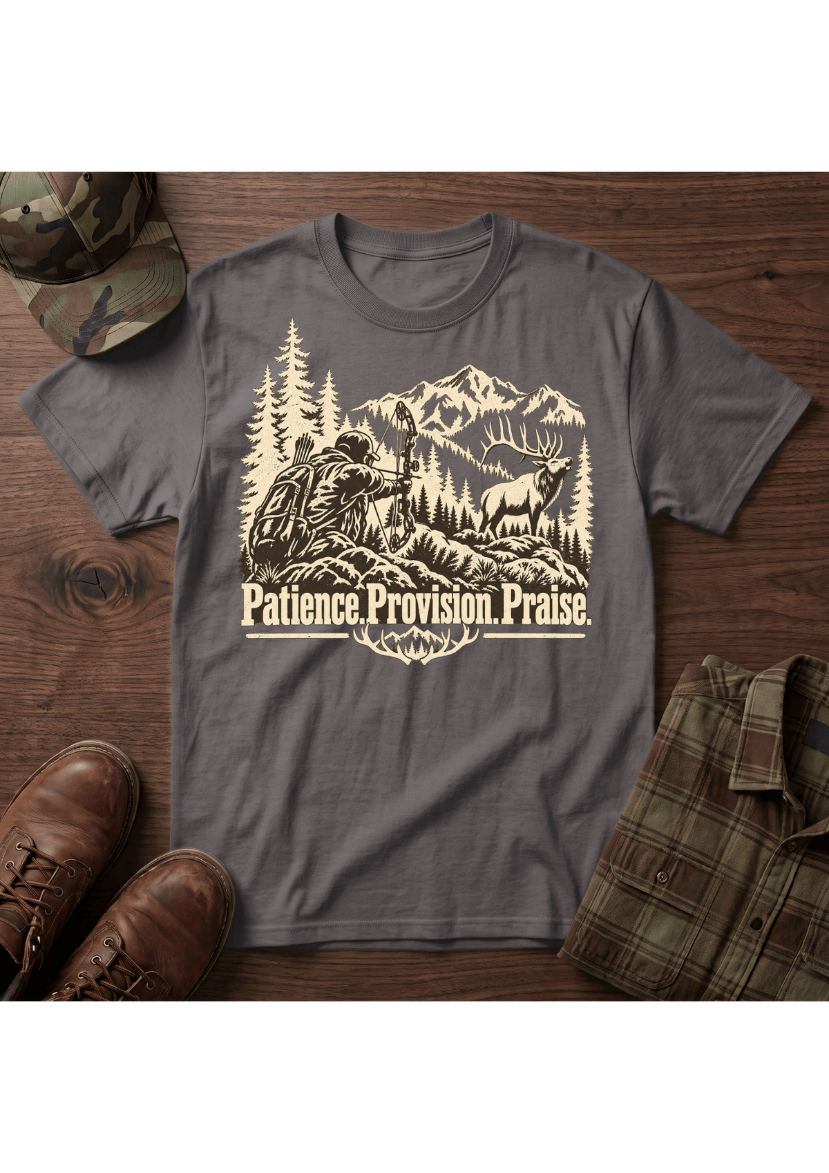 Elk Hunting P3 T-SHIRT