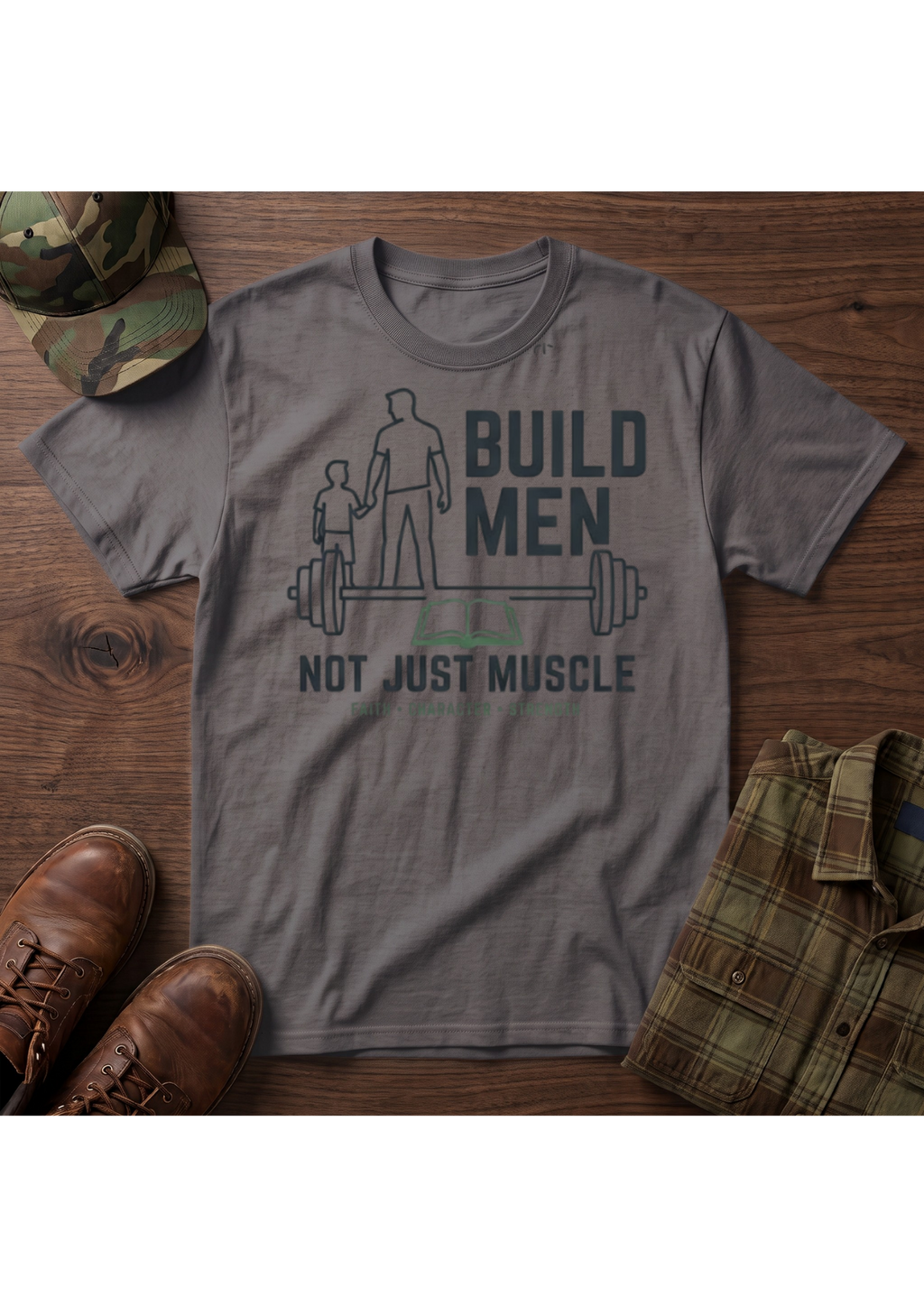 Build Men Fatherhood T-Shirt