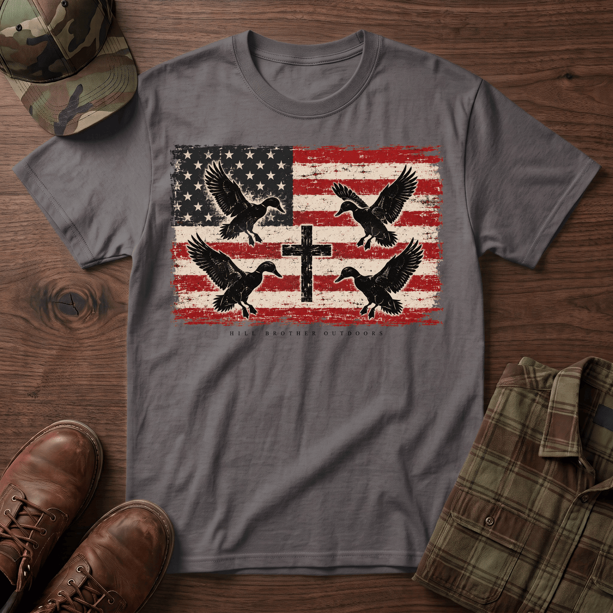 Christian Patriot Waterfowl T-Shirt
