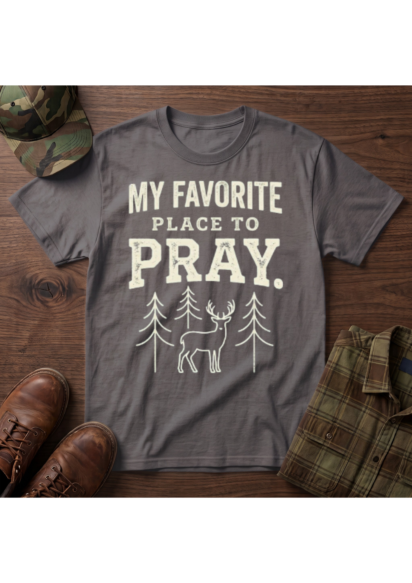 Favorite Place to Pray T-Shirt