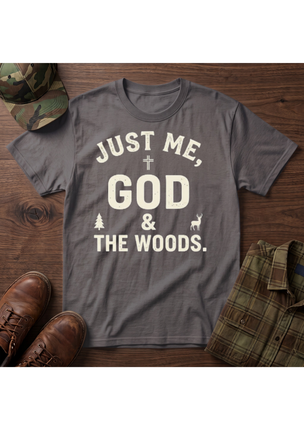 Me, God, Woods T-Shirt