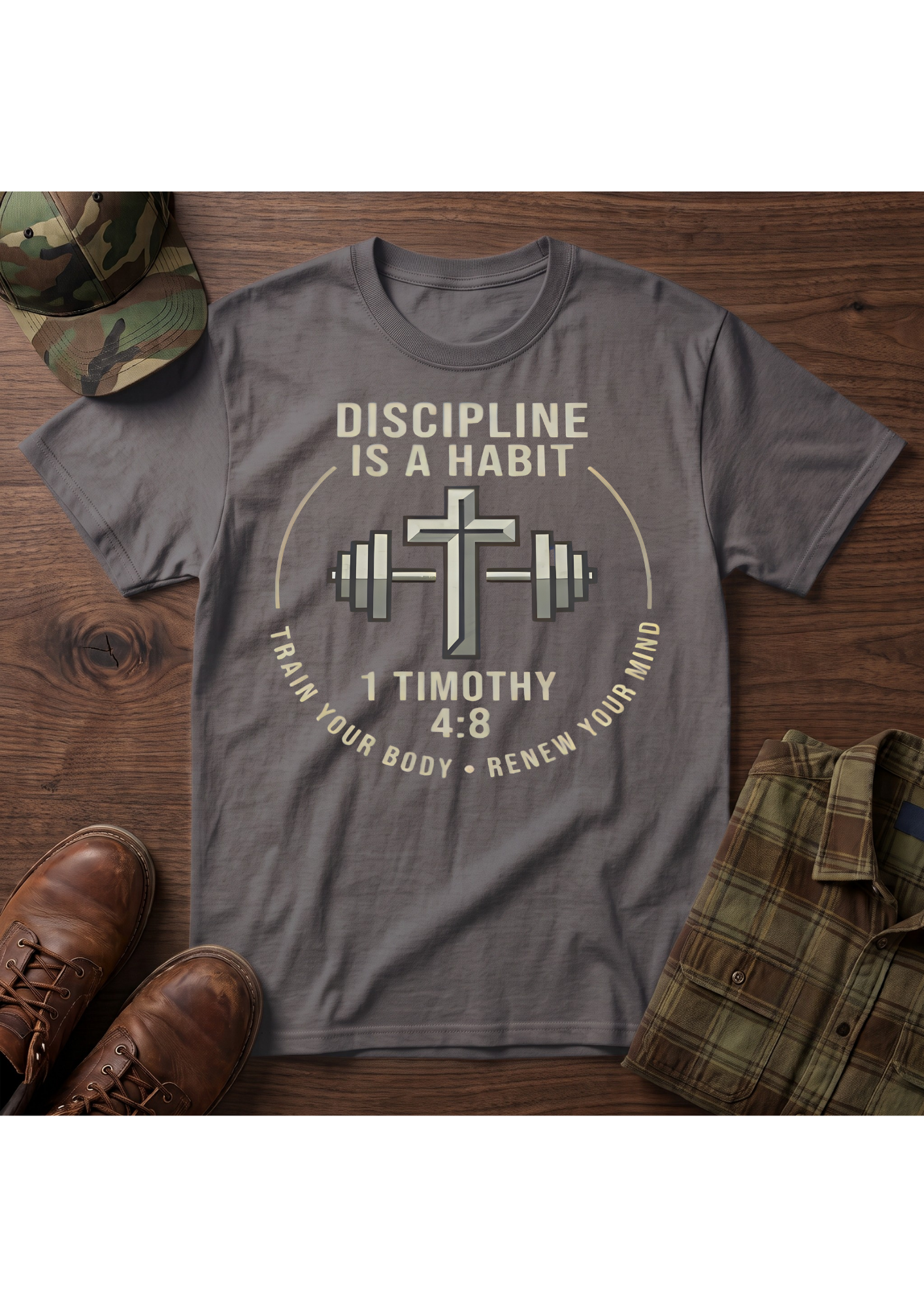 Faith Fitness Discipline T-Shirt