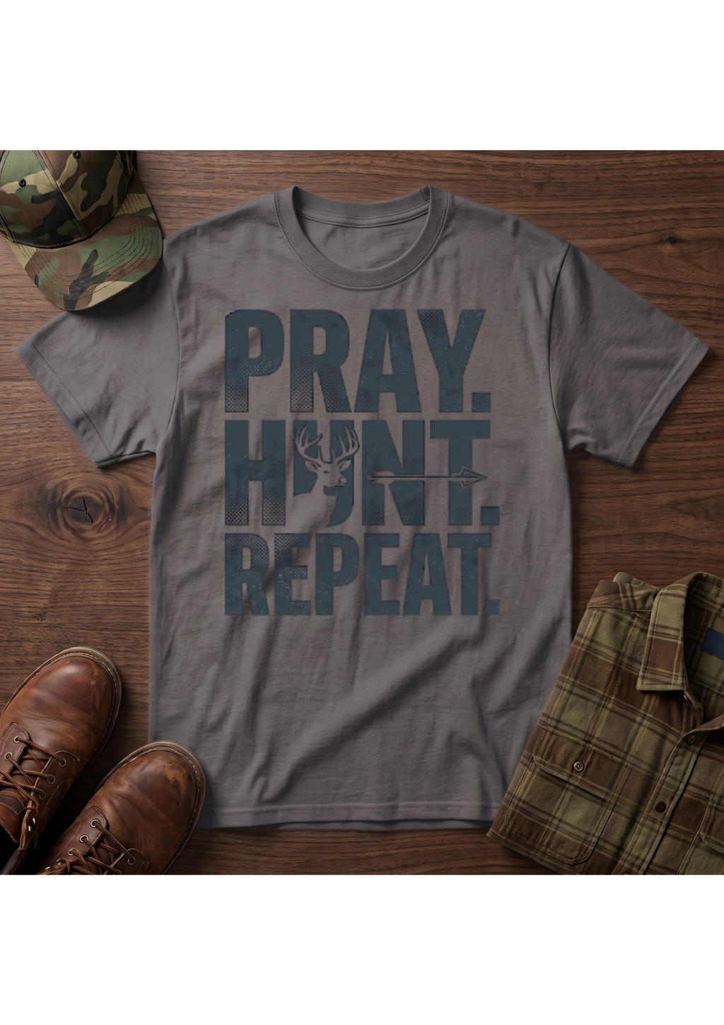 Pray, Hunt, Repeat T-Shirt