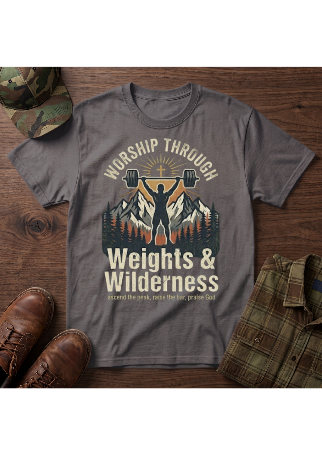 Worship Weights Wilderness T-Shirt