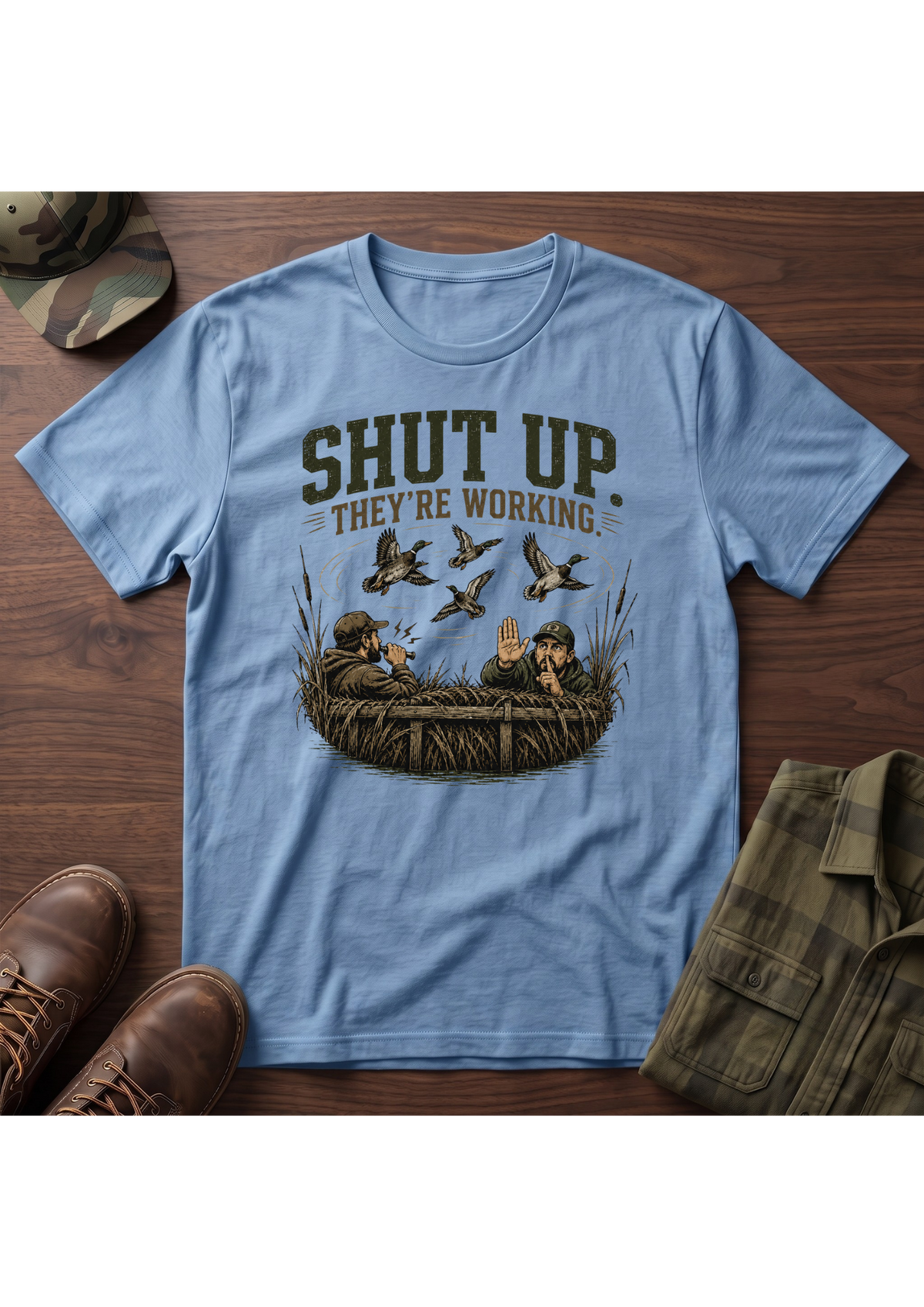They're Working T-SHIRT