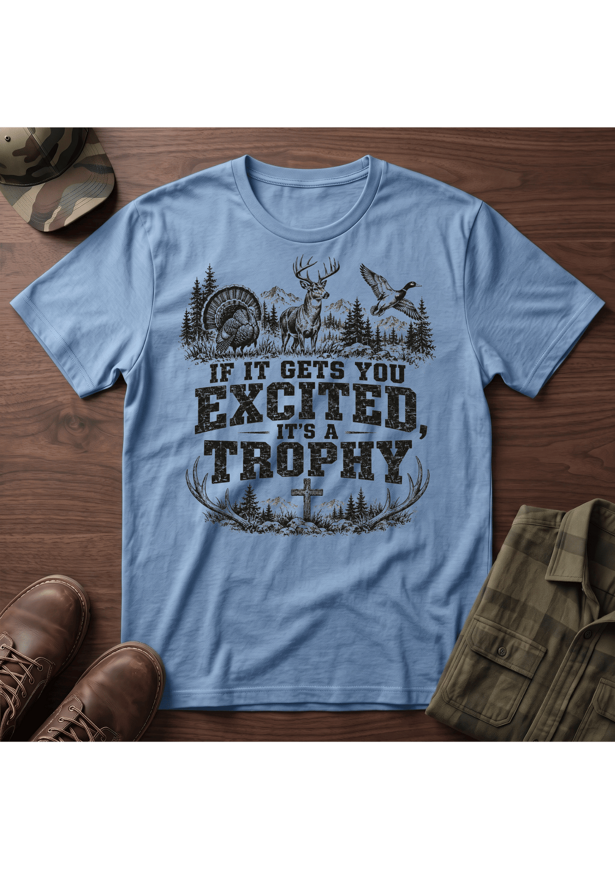 Excited Trophy T-Shirt