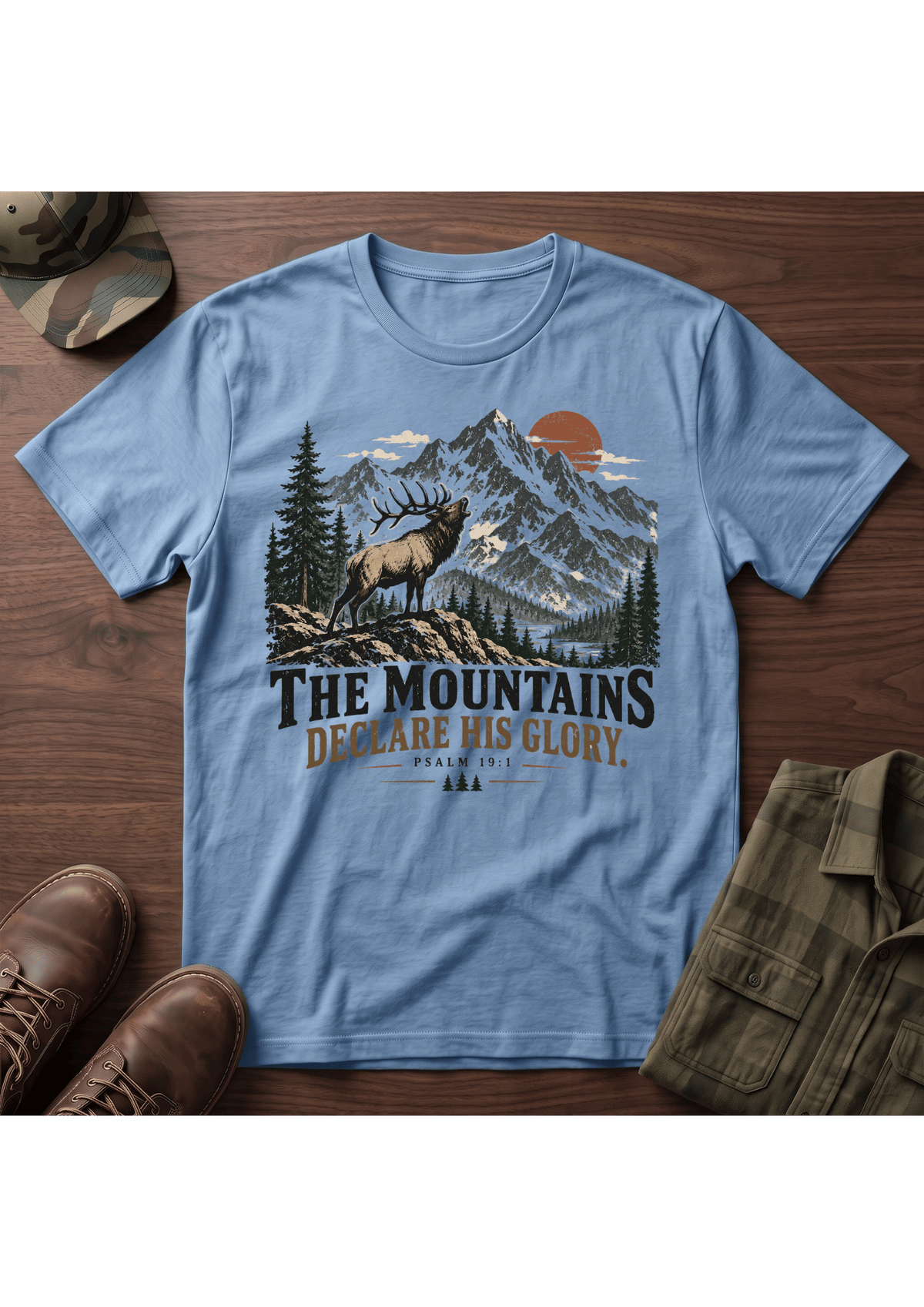 Psalm 19:1 Elk T-SHIRT