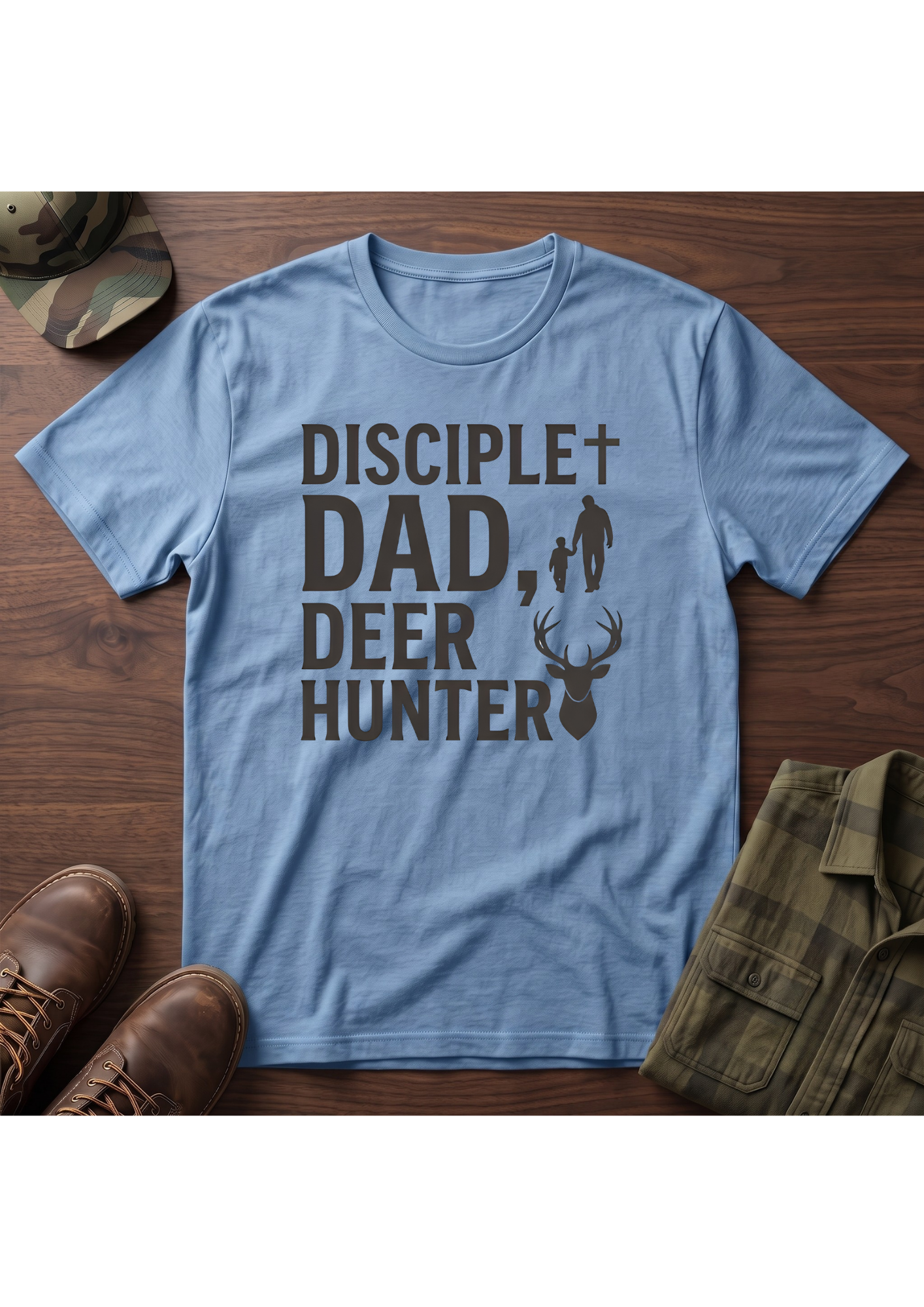 Disciple Dad Deerhunter T-Shirt