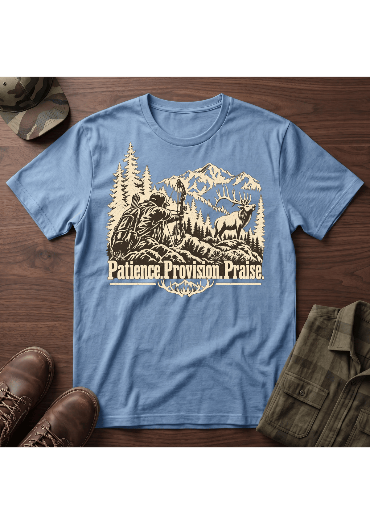 Elk Hunting P3 T-SHIRT