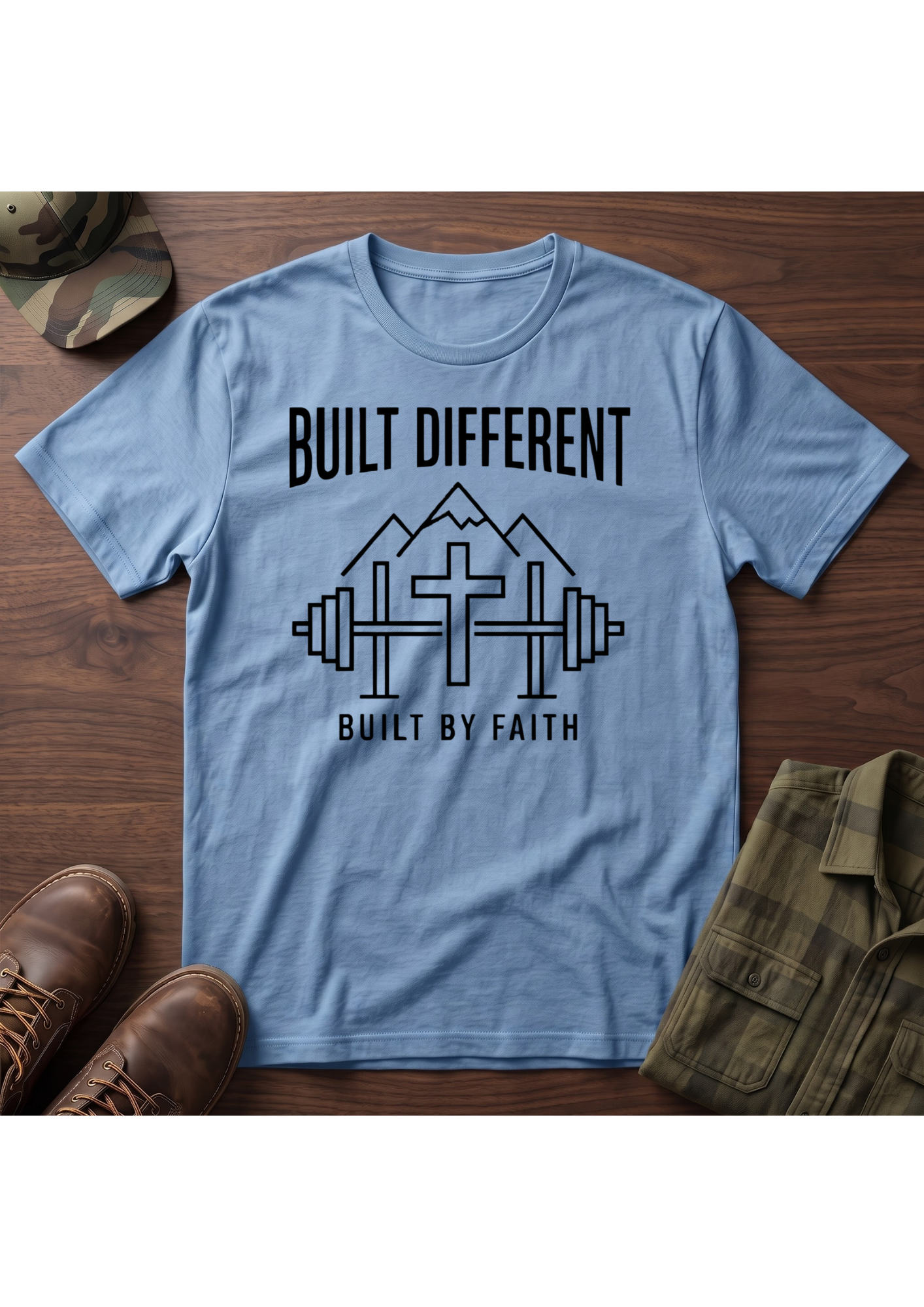 Built by Faith T-Shirt