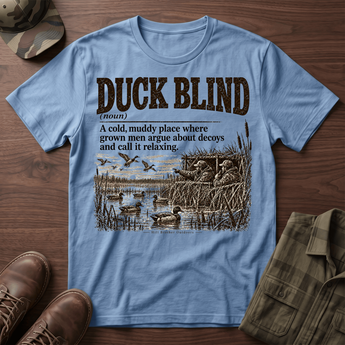Duck Blind Definition T-Shirt