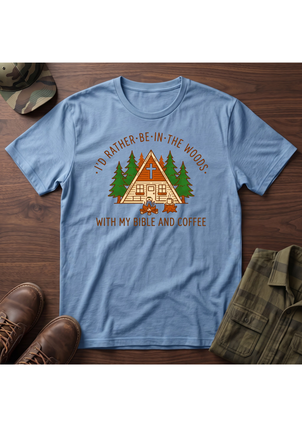 Woods, Coffee, Bible T-SHIRT