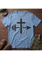 Cross, Barbell Arrow T-Shirt
