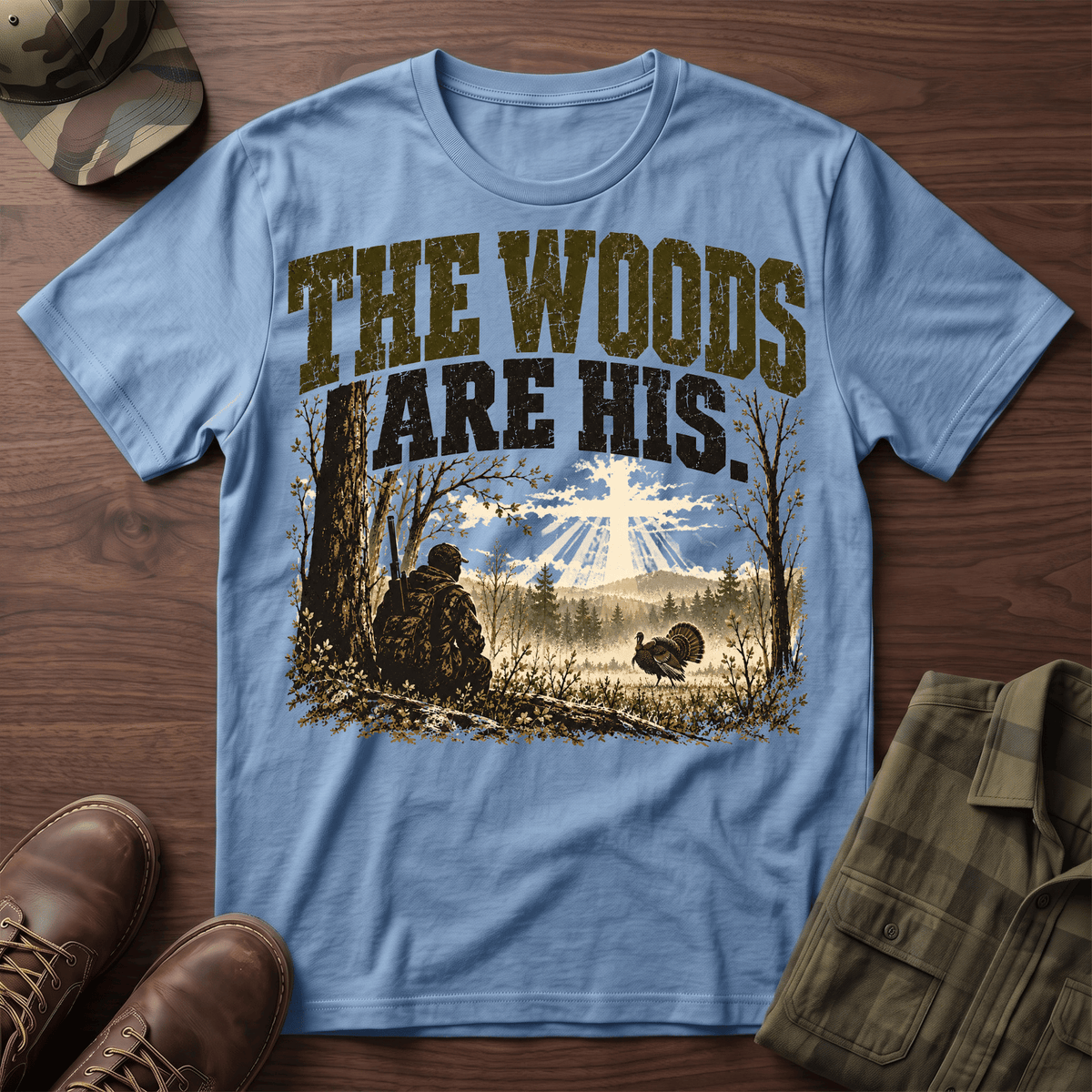 Woods Are His T-Shirt
