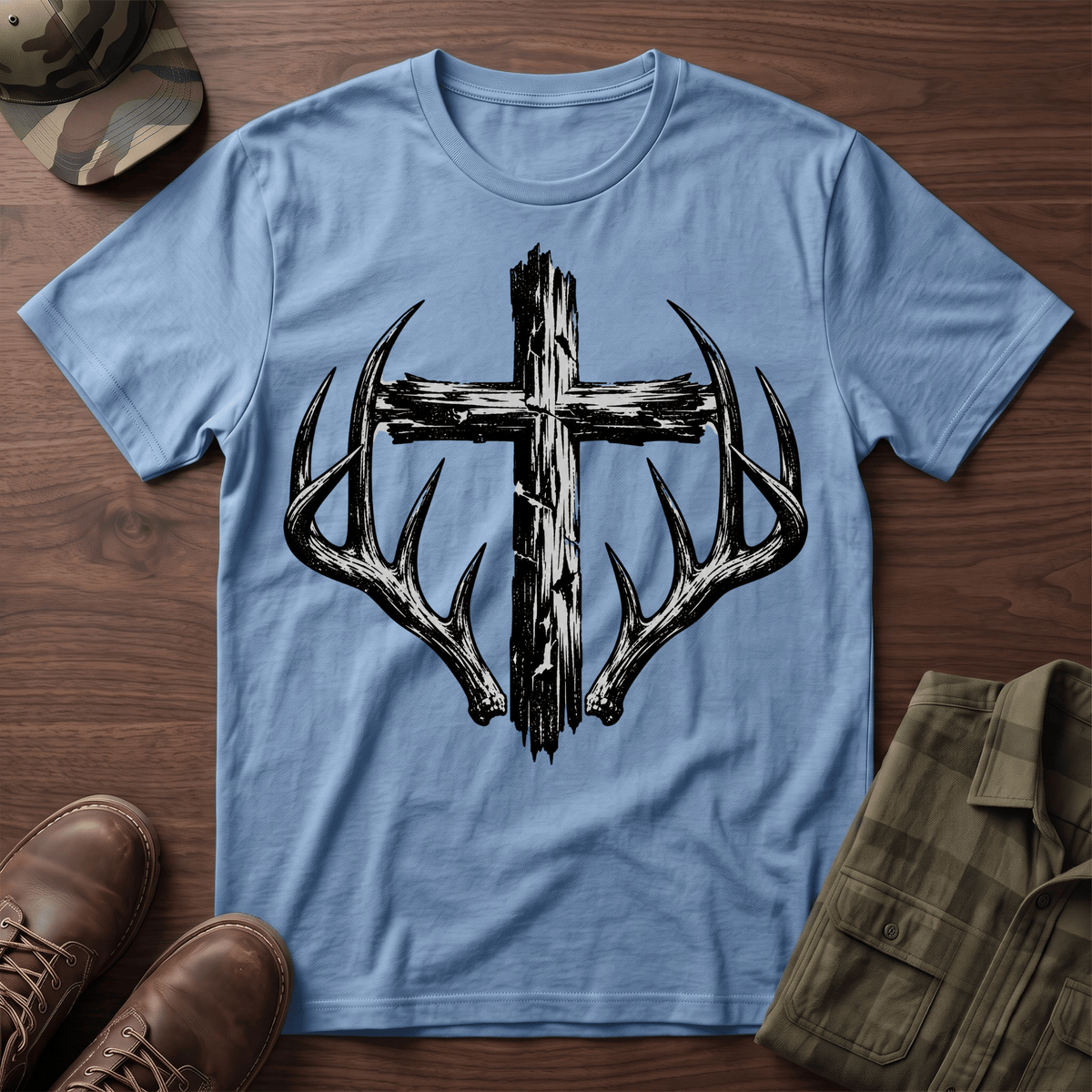 Cross and Antlers T-Shirt