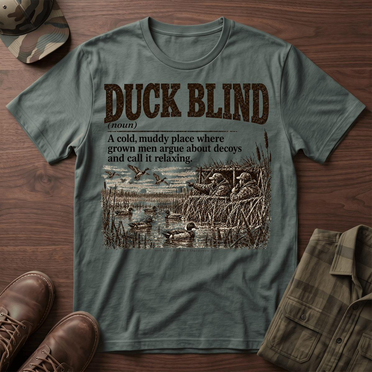 Duck Blind Definition T-Shirt