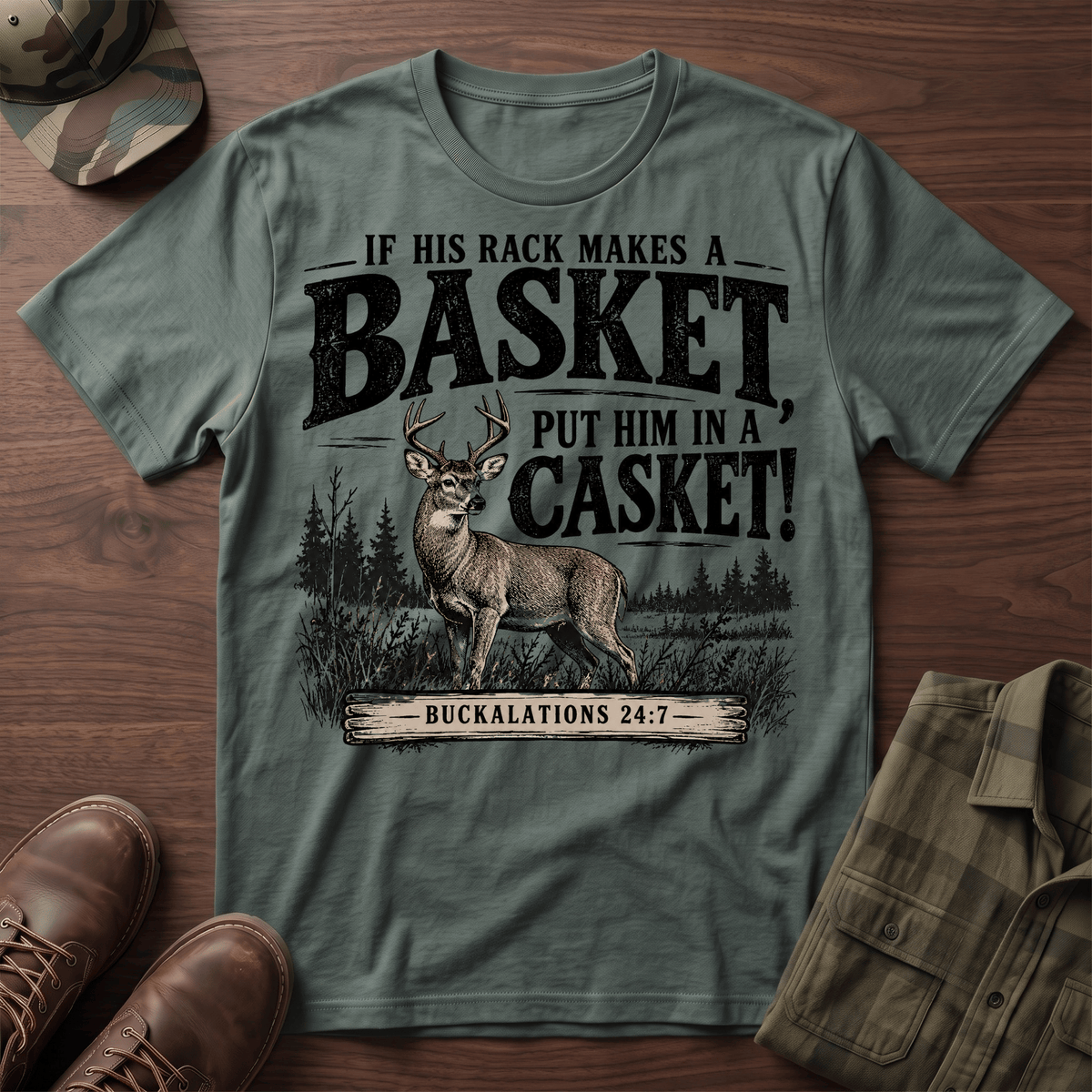 Basket Rack Casket T-Shirt