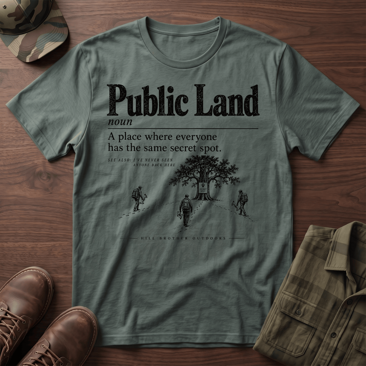 Public Land Definition T-Shirt