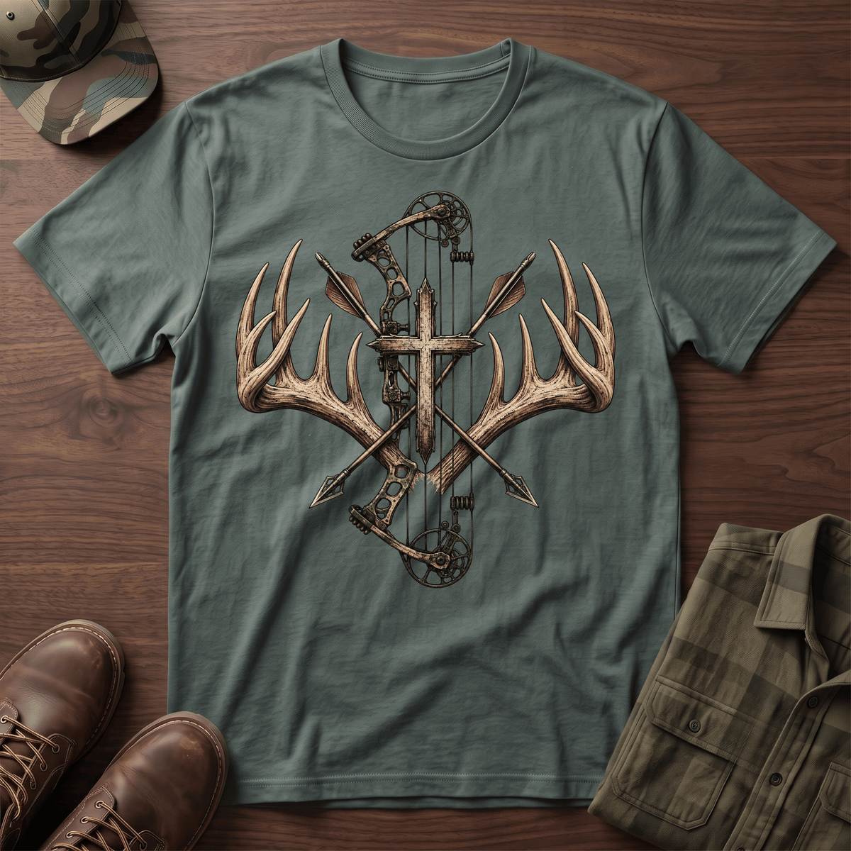 Bow Antler Cross T-Shirt