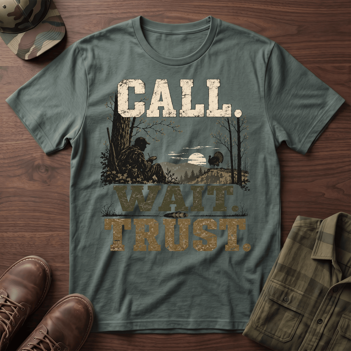 Call Wait Trust T-Shirt