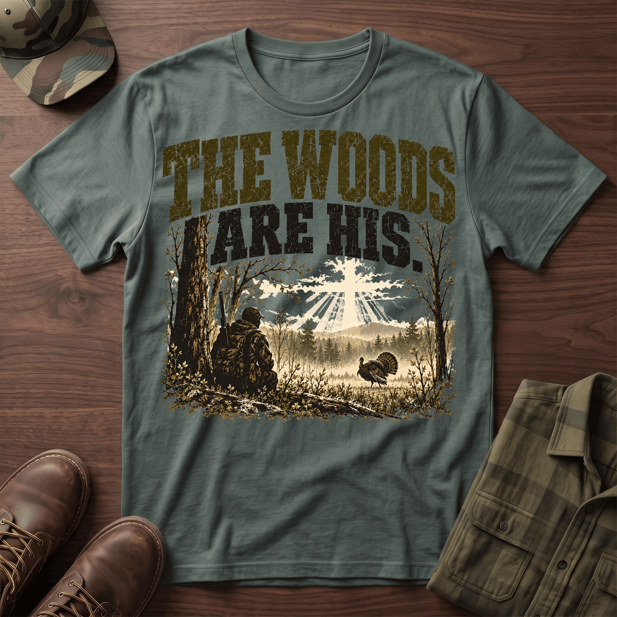 Woods Are His T-Shirt