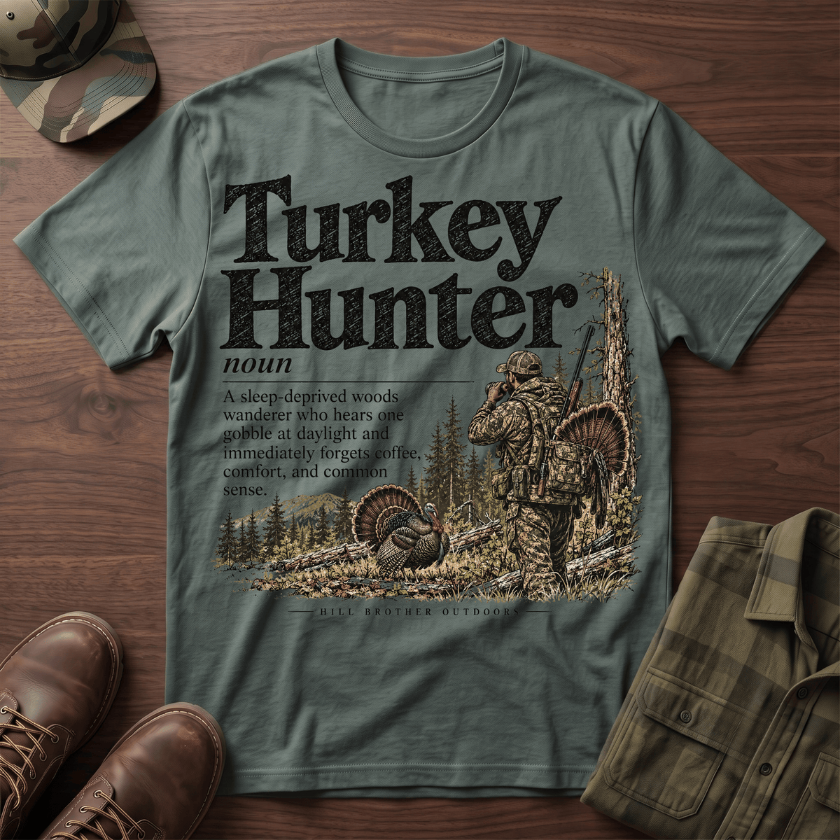 Turkey Hunter Definition T-Shirt