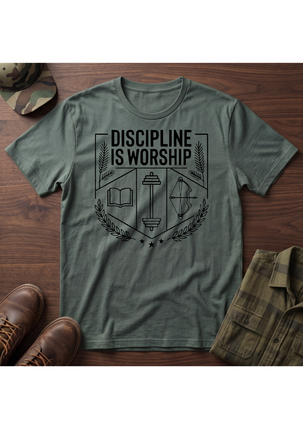 Discipline Worship Minimalist T-Shirt