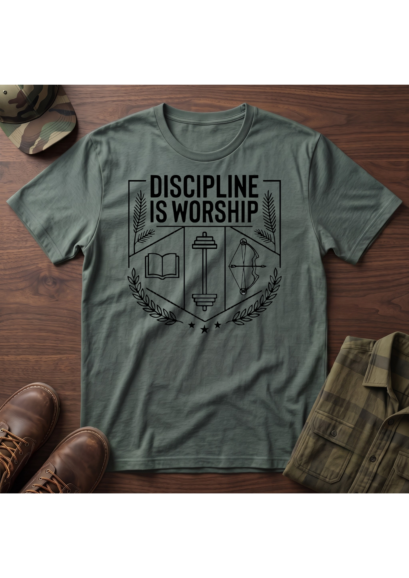 Discipline Worship Minimalist T-Shirt