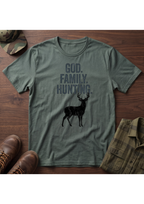 God, Family, Hunting T-Shirt