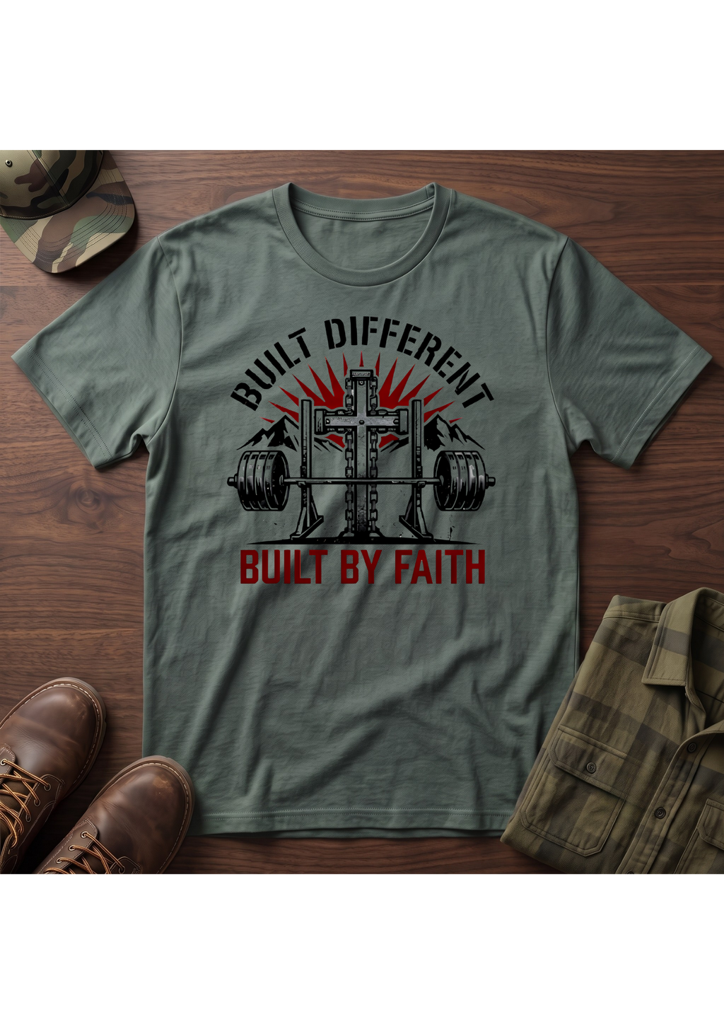 Built Different by Faith T-Shirt
