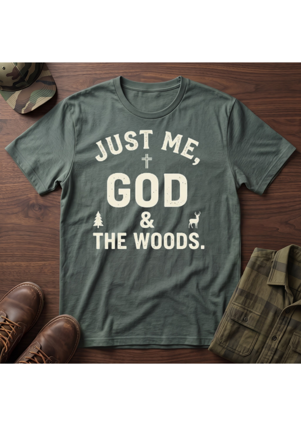 Me, God, Woods T-Shirt