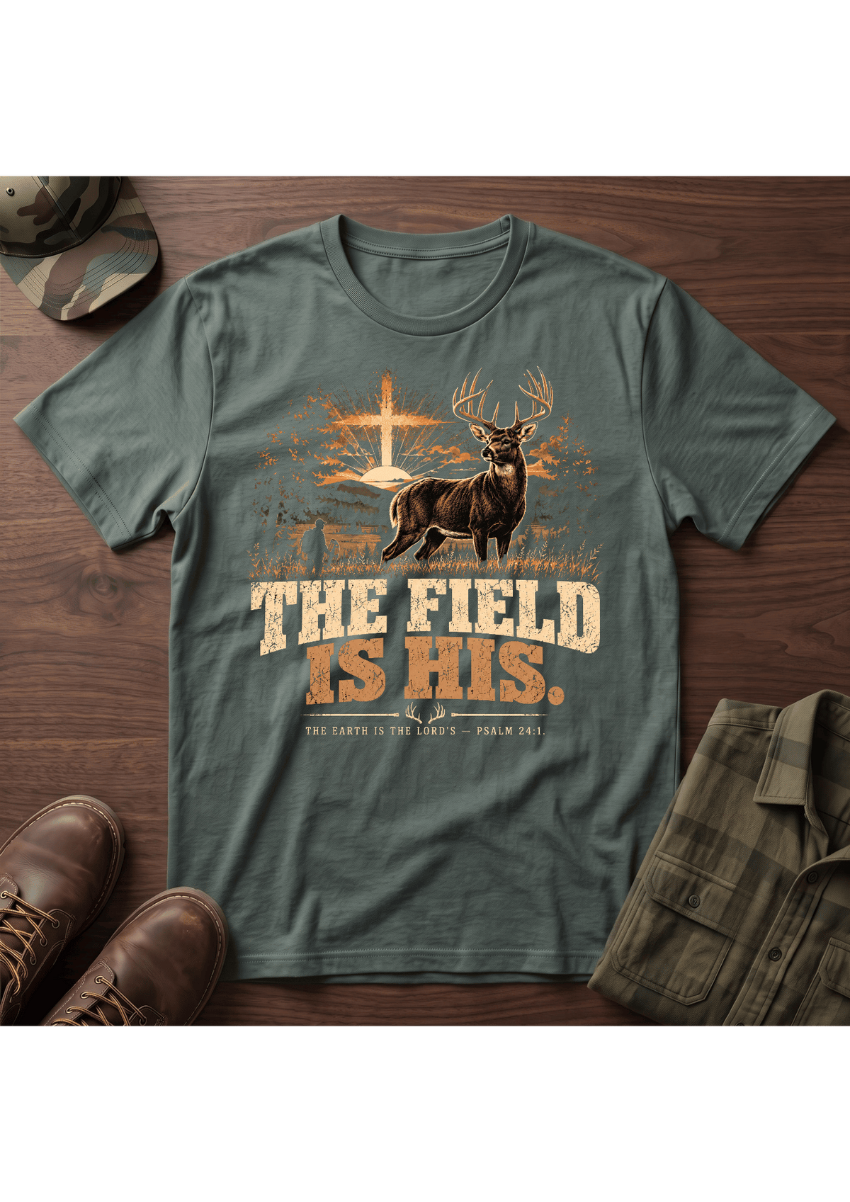 Field is His T-Shirt